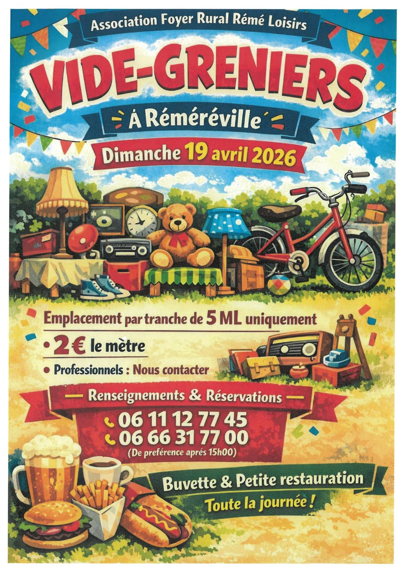 Affiche brocante 2026